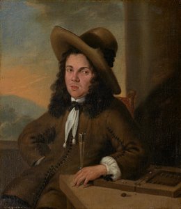 Aernout van Overbeke的肖像，大约在1650年代末至1660年代初（布面油画）。 作者 埃格隆·亨德里克·范德尼尔