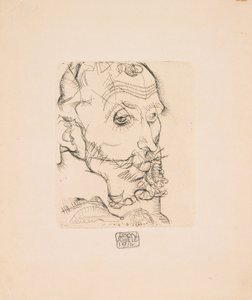 Franz Hauer的肖像 作者 埃贡·席勒（Egon Schiele）