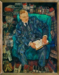 Bildnis Dr. Hugo Koller ... （布面油画） 作者 埃贡·席勒（Egon Schiele）