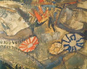 Entschwebung (Die Blinden III)，盲人......（布面油画和水彩画） 作者 埃贡·席勒（Egon Schiele）