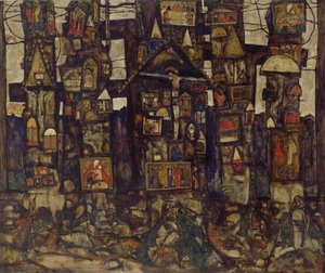 森林祈祷者，1915年。 作者 埃贡·席勒（Egon Schiele）
