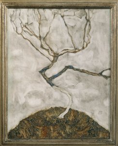 深秋的小树... 作者 埃贡·席勒（Egon Schiele）