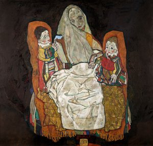 有两个孩子的母亲 III 作者 埃贡·席勒（Egon Schiele）