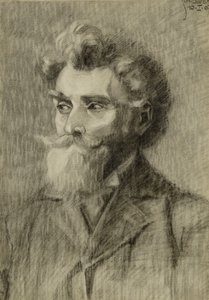 人像Mannerportrait，1907年 作者 埃贡·席勒（Egon Schiele）