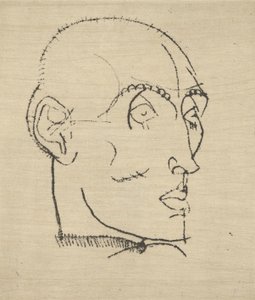 一个人的画像》，1914年。 作者 埃贡·席勒（Egon Schiele）