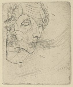 自画像，1914年 作者 埃贡·席勒（Egon Schiele）