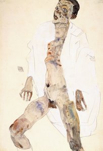 站立的人 作者 埃贡·席勒（Egon Schiele）