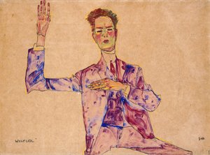 威利·利德（Willy Lidl），1910年 作者 埃贡·席勒（Egon Schiele）