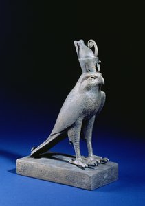 以猎鹰（青铜）为幌子的荷鲁斯小雕像