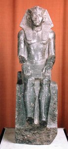Amenemhat III（闪长岩片麻岩）的雕像