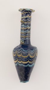 瓶子，新王国，c.1425-1362 BC（玻璃）