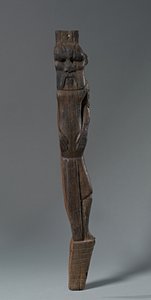 公元前1540-1296年，神贝斯的椅子或床腿 作者 埃及第十八王朝