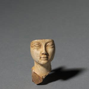 公元前1391-1353年的化妆勺脸 作者 埃及第十八王朝