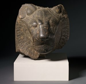 西比斯（Sebes）塞赫迈特（Sekhmet）头，约前1391-53 作者 埃及第十八王朝