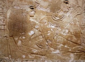 Ramose and his wife (relief) 作者 埃及第十八王朝