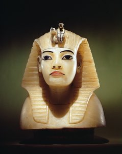 来自新王国图坦卡蒙墓（alabaster）的一个驴瓮的塞子（另见149422）