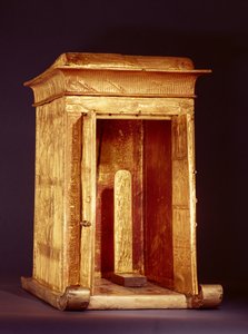 图坦卡蒙金色神殿（公元前1373-1352）新王国（用覆盖着金片的石头覆盖的木头）（另见267767）