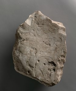 审判双方的作品，约公元前1391-1353年 作者 埃及第十八王朝