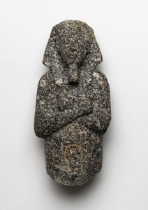 Akhenaten的Ushabti，来自新王国的Tell el-Amarna，公元前135-3-36（花岗岩）