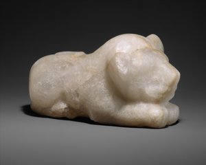 小狮子，约公元前3100-2900年（石英岩 作者 埃及第一王朝