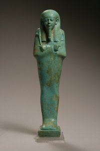 Ushabti代表Hekaemsaf，舰队的海军上将，Amasis统治，公元前570-526（彩陶）（反向看270355）