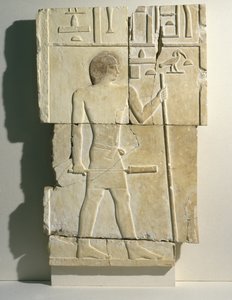 在旧王国萨卡拉的Akhethotep的Mastaba救济，公元前26-265000（石灰石） 作者 埃及第三王朝