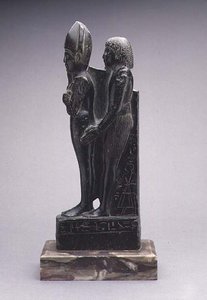 呈现奥西里斯代表的男子群像（硬玉石 作者 埃及人埃及人