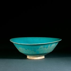Fatimid绿松石釉面碗 作者 埃及学派