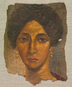 女人的葬礼肖像，约138-192年 作者 埃及学派