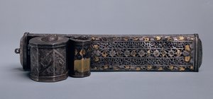 笔盒，18-19世纪（钢金覆盖）