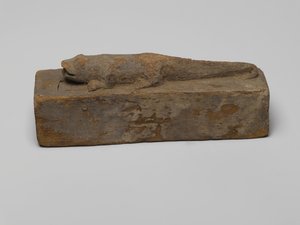 鳄鱼的小棺材，公元前664-332（木头）