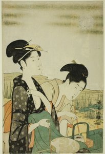 赏月 作者 荣斋斋