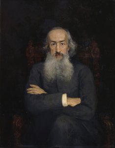 历史学家Konstantin Nikolayevich Bestuzhev-Ryumin的肖像1829-1897，1889年