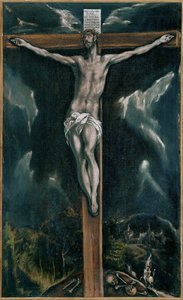 耶稣受难（布面油画） 作者 El (1541 1614) 格雷科