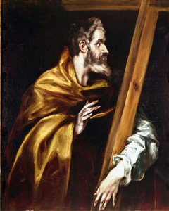 Apostolate of the Cathedrale of Toledo: The Apotre Saint Philip. Painting by Domenikos Theotokopoulos dit El Greco (1540-1614) 作者 埃尔·格列柯