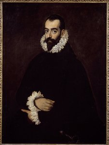 贝纳文特公爵的假定肖像画由 Domenikos Theotokopoulos dit El Greco (1541-1614) 作者 埃尔·格列柯