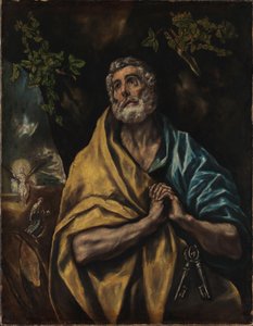 挪威语：  Den angrende Peter 圣彼得的眼泪 作者 埃尔·格列柯