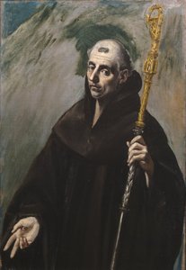 努尔西亚的圣本尼迪克特（1577-1579） 作者 埃尔·格列柯