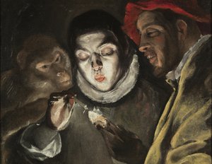 寓言c。 1580 作者 埃尔·格列柯