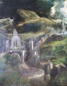 托莱多1607-13油画的圣母无原罪细节见90015 作者 埃尔·格列柯