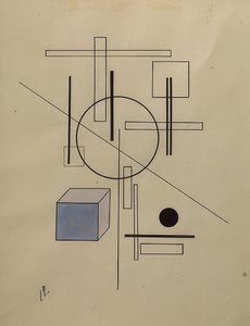 组成。 1920年 作者 埃利泽马科维奇利西茨基