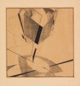 Proun 5A，1919年。 作者 埃利泽马科维奇利西茨基