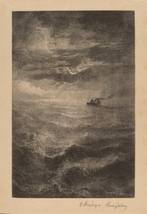 在海上