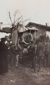 弗留利-威尼斯朱利亚第一次世界大战专辑：光电车，1916年4月1日（黑白照片）。 作者 埃琳娜·比安康奇尼（Elena Bianconcini）