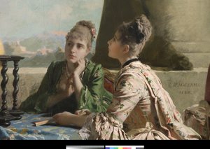 地理课，1880年 作者 Eleuterio Pagliano