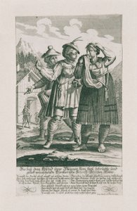 1703 年蒂罗尔保卫战：蒂罗尔的 "Scharff-Schützen Weiber 作者 埃里亚斯·贝克（Elias Baeck）