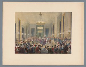 跳舞的舞厅，1845 年