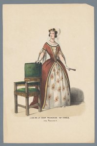 Dame de la cour Francaise XVI Siècle. 作者 以利亚西班牙人