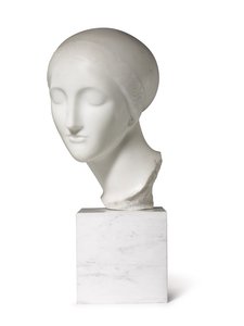早期理想头像（La Mysterieuse），约 1916-17 年（大理石） 作者 埃利·纳德尔曼