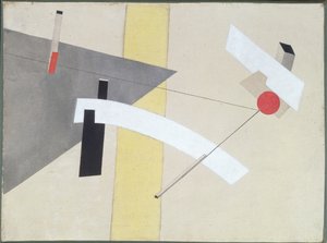 Proun 12 E，1923 作者 埃利泽马科维奇利西茨基
